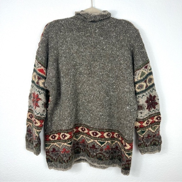 Express Tricot Vtg Jacquard Fair Isle Nordic Wool
Angora Mohair Blend Sweater S - Picture 4 of 6